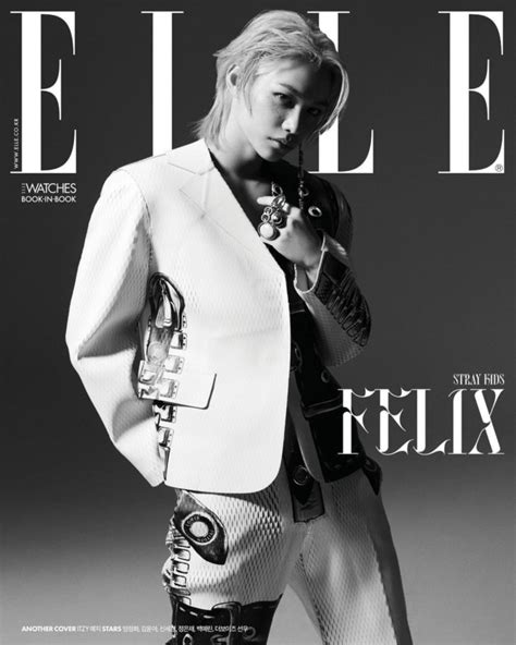 STRAY KIDS Así se verá Felix en la portada de Elle Korea mayo 2023