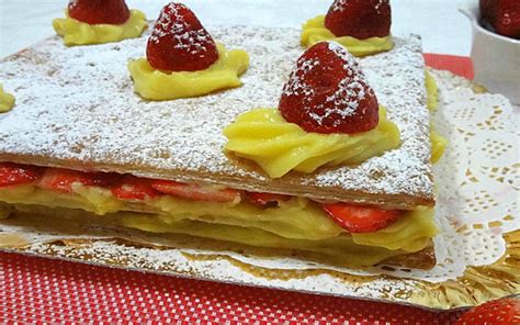 Mille Feuille Aux Fraises Au Thermomix Recette Thermomix