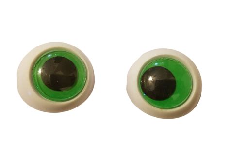 6 Pair Of Vintage Green Plastic Wiggle Googly Frog Eyes Beads Etsy