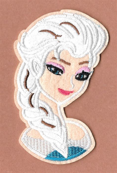 Elsa Frozen Embroidered Iron On Applique Patch 3 78high Ebay