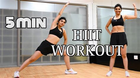 5 MIN HIGH INTENSITY WORKOUT To Burn Lots Of Calories No Equipment