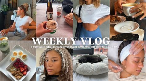 Weekly Vlog Running Errands Appointments First Hydra Facial Cafe