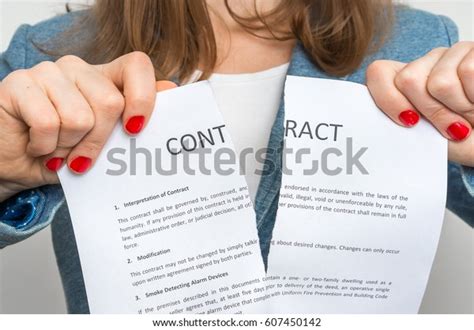 Foto De Stock Sobre Contratos De Rompimiento De Contrato Para Editar