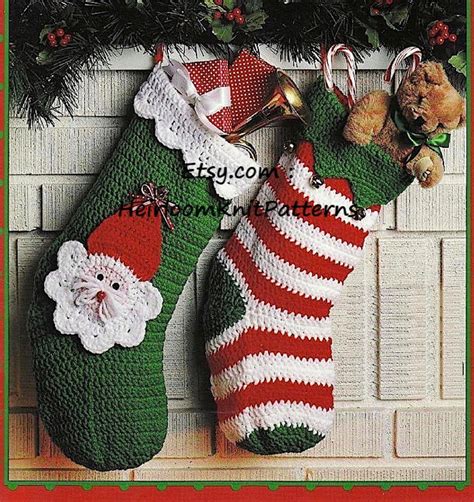 Crochet Santa Stocking Pattern