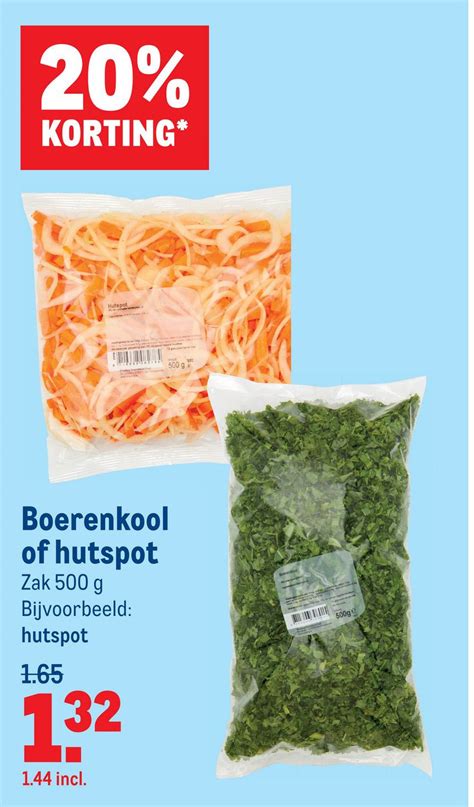 Boerenkool Of Hutspot Aanbieding Bij Makro