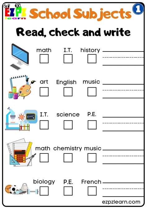 Unit 1 At School Interactive Worksheet English Activities For