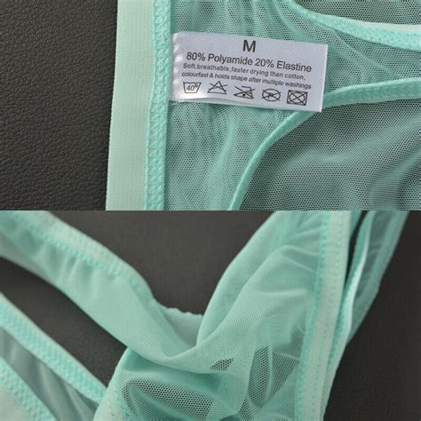 Tanga Bikini Slip Höschen Unterwäsche G String Nahtlos Transparent