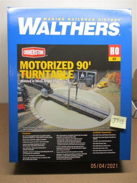 Walthers Cornerstone Ho Motorized 90 Assembled Turntable 933 2860 For