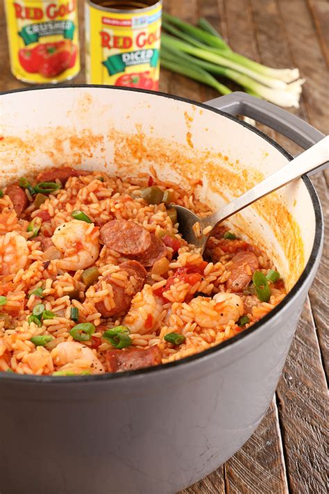 This Quick And Easy Sausage And Shrimp Jambalaya All Cooks In One Pot