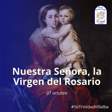 Octubre Mes Del Rosario Parroquia Sant Sima Trinidad Collado Villalba