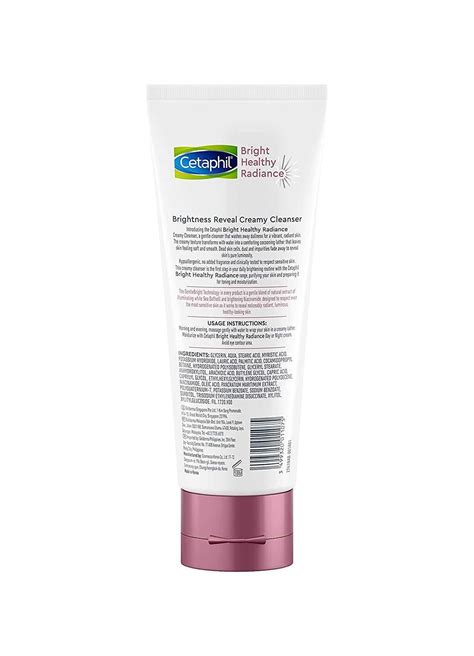 Buy Cetaphil Bright Healthy Radiance Brightness Reveal Creamy Cleanser