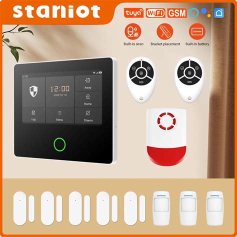 Staniot Gsm Wi Fi Tuya Inteligente Sem Fio Sistema De Alarme De