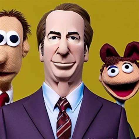 Bob Odenkirk As Saul Goodman As A Muppet Stable Diffusion Openart