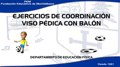 Ejercicios De Coordinaci N Viso P Dica Con Bal N Departamento De