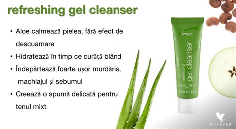 Sonya Refreshing Gel Cleanser Produse Aloe Vera De La Forever Living