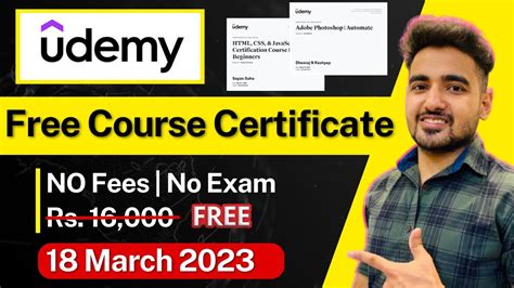 Udemy Free Courses Certificates In March 2023 Learn Any Skill 16