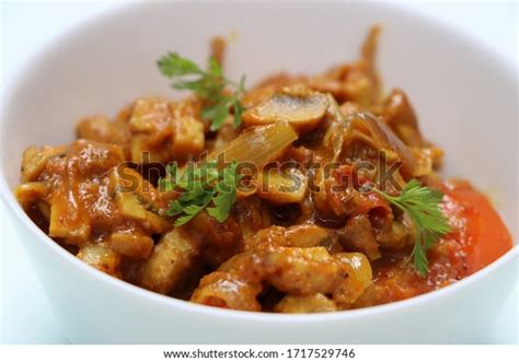 Chettinad Mushroom Masala Indian Food Stock Photo Edit Now