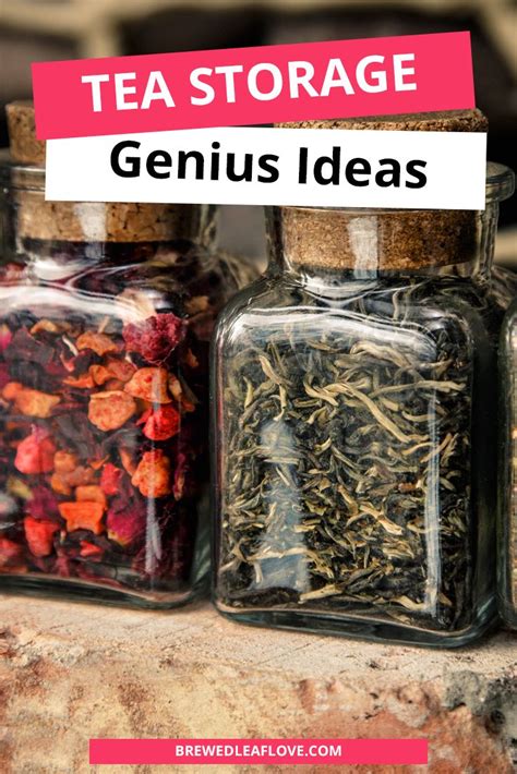 Diy Tea Storage Ideas For Organizing All Your Loose Leaf Tea And Tea