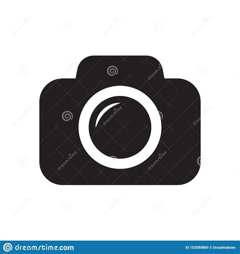 Icono Del Vector De La C Mara De La Foto Stock De Ilustraci N