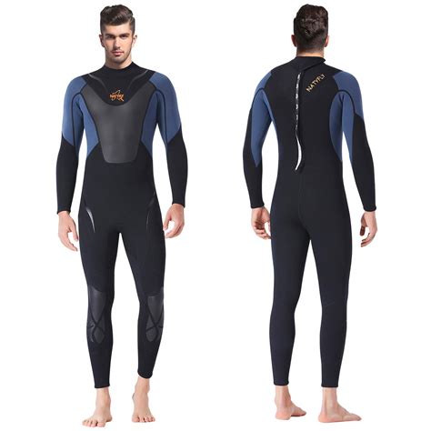 Natyfly Mens Wetsuit 3mm Neoprene Wet Suit Men Youth Full Body Shorty