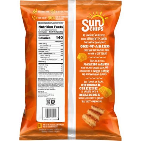 Sun Chips® Harvest Cheddar® Whole Grain Chips 12 Oz Kroger