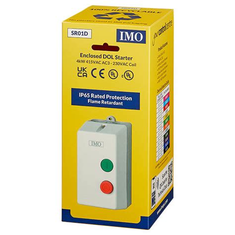 Arrancador DOL SR01D IMO Precision Controls Limited De Motor AC