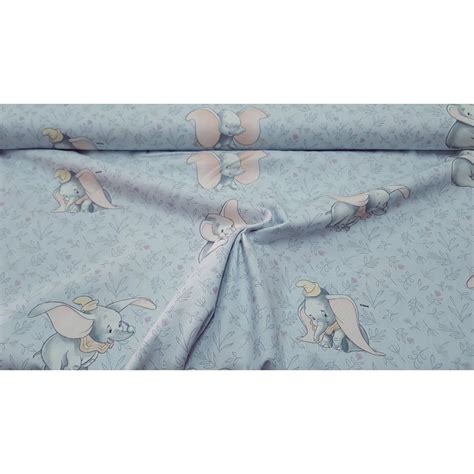 Tejido Algod N Disney Dumbo Floral Tienda De Telas Textil Siles