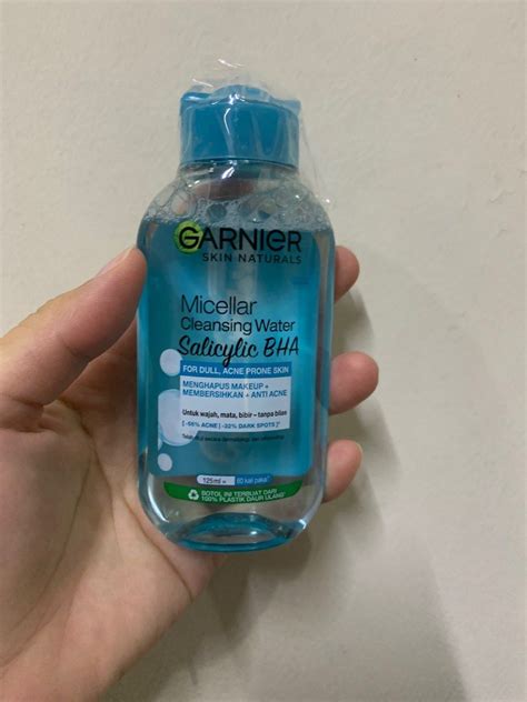 NEW Garnier Micellar Cleansing Water Salicylic BHA 125 Ml Exp 2026