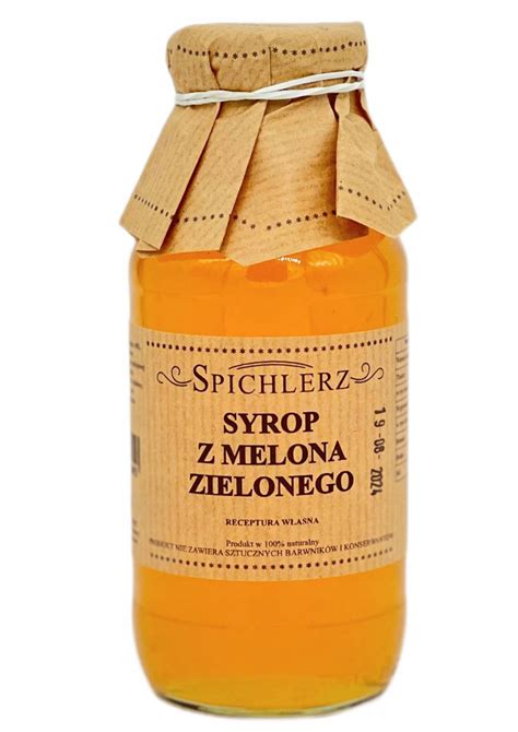 Syrop Z Melona Zielonego Naturalny Ml Spichlerz Por Wnaj Ceny