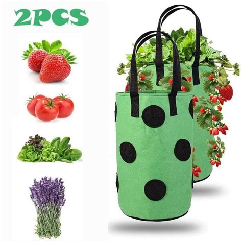 Sac De Plantation Fraises Pcs Sac Culture Fraises Sacs De Plantation