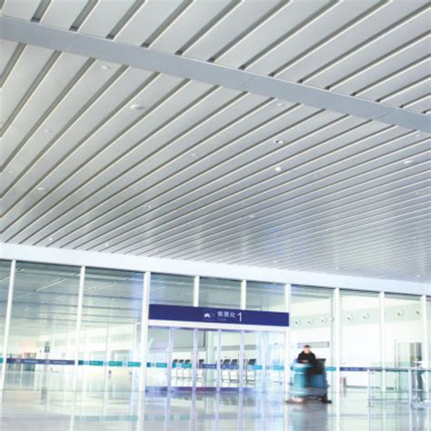 Aluminium Linear Ceiling Metal Corrugated Ceiling Panels