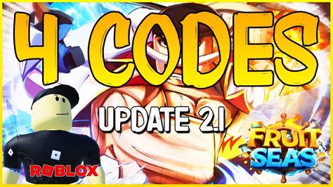 4 New Codes All Working Codes For ⚔️fruit Seas⚔️ Update 21⚔️ Roblox 2024 ⚔️ Codes For Roblox Tv