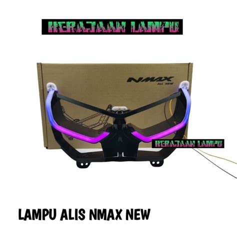 Jual Lampu Alis Nmax New Rgb Lampu Alis Depan Nmax New 2020 2021 2022 Plus Frame Lampu Led Alis