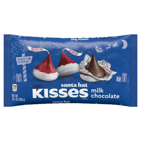 Save On Hershey S Kisses Christmas Santa Hat Milk Chocolate Candy Order Online Delivery Stop