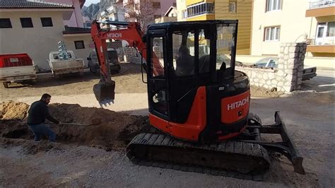 HITACHI EKSKAVATÖR SU HATI AÇMA hitachi hitachiexcavator ekskavatör