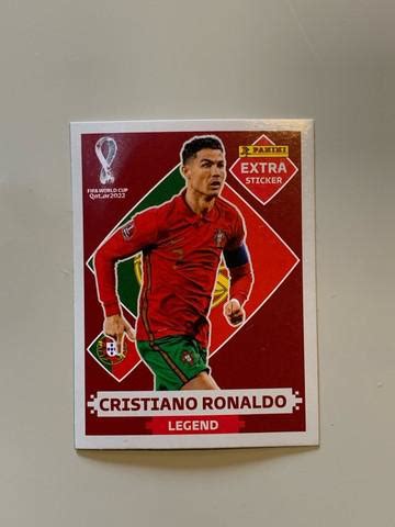 Figurinha Extra Legend Bord Cristiano Ronaldo Copa Em Jundia