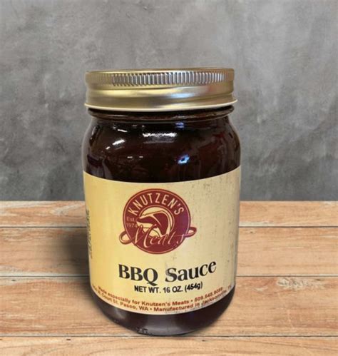 Knutzen S BBQ Sauce Knutzen S Meats