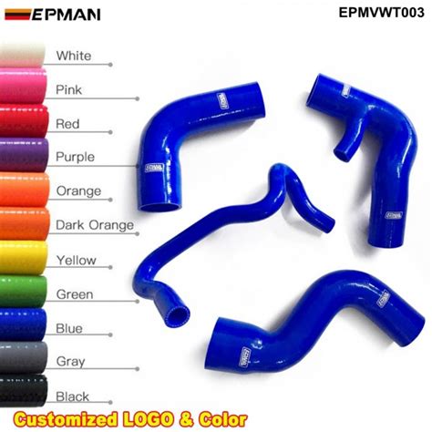 Epman Silicone Intercooler Induction Intake Turbo Boost Hose Kit For