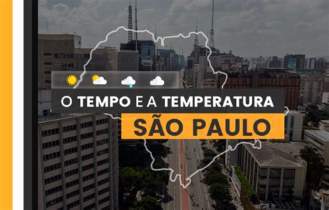 PREVISÃO DO TEMPO quinta feira 6 temperatura mínima de 10C em