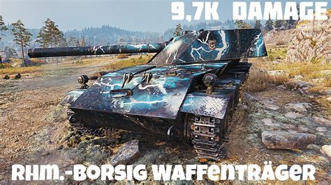 Rhm Borsig Waffentr Ger K Damage Kills World Of Tanks Youtube