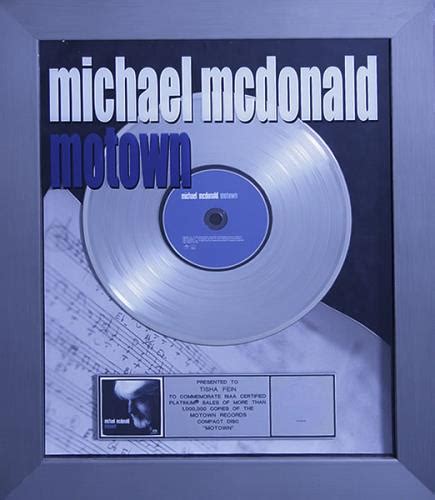 Michael Mcdonald Motown Us Award Disc