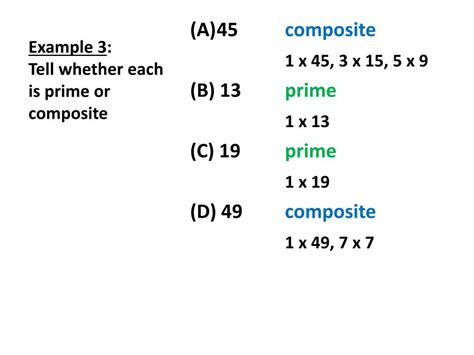 Ppt Primes Composites And Divisibility Powerpoint Presentation