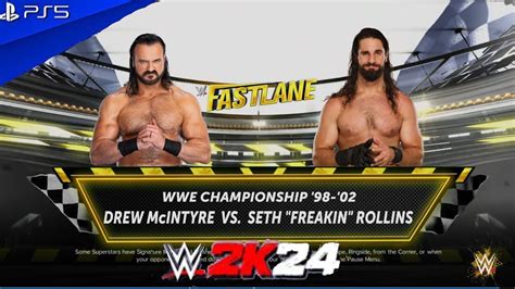 Full Match Seth Rollins Vs Drew Mcintyre Ambulence Match Wwe