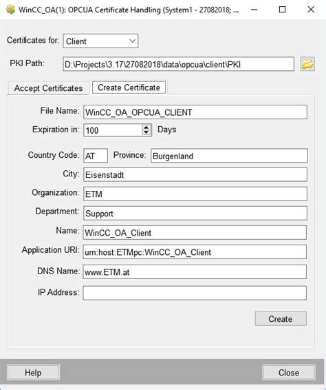 Opc Ua Certificates