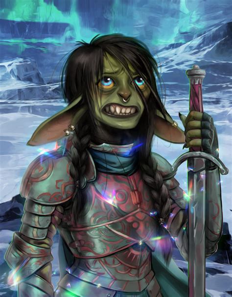 Oc Art Goblin Hexblade Paladin In Icewind Dale Rdnd