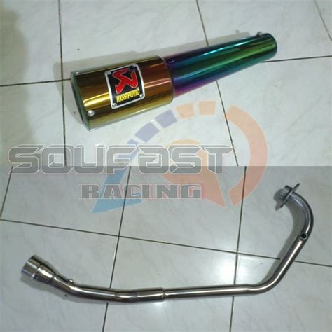 Jual Knalpot Fullsystem Untuk Satria Fu Injeksi Karbu Akrapovic