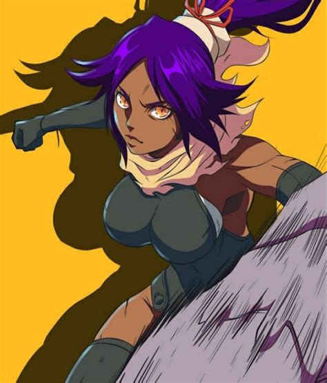 yoruichi ninja yoruichi stretch yoruichi god  thunder pose anime art