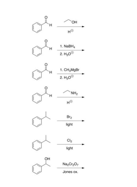 Solved OH H HO 1 NaBH н 2 H20 1 CH MgBr H 2 H 0 NH H Chegg