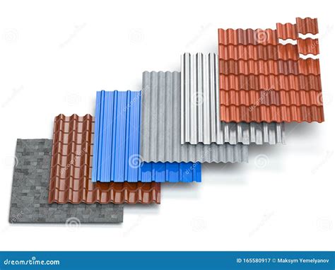 Different Types Of Roof Coating Sheet Metal Profiles Ceramic Tiles