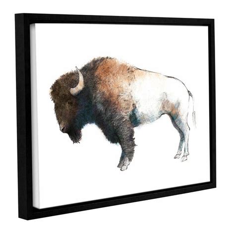 Colorful Bison Framed Painting Print In 2021 Painting Frames